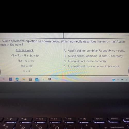 What is the answer to number 7