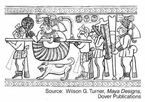 Which claim is best supported by this image?

Mayans did not value art as much as other civilizati