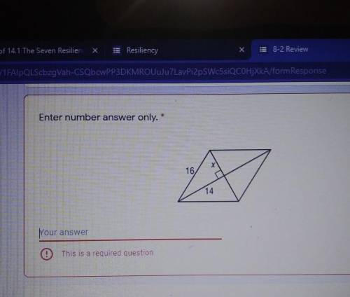 Please help find x easy geometry im just lazy