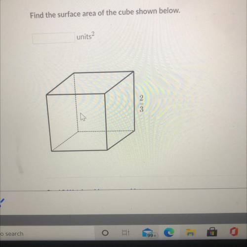Find the surface area 2/3