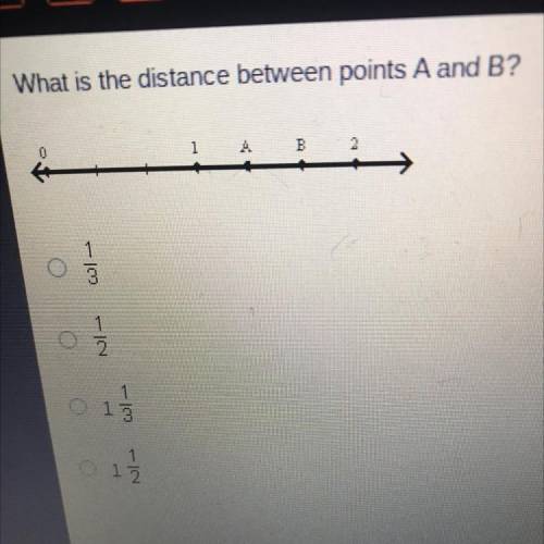 What is the distance between points A and B