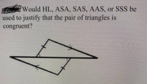 What would justify these triangles????