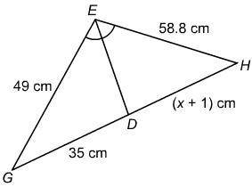 10 POINTS GEOMETRy

What is the value of x?
Enter your answer in the box.