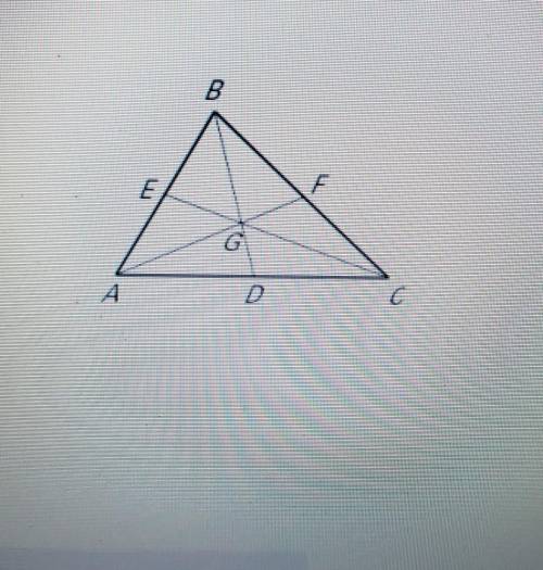 CAN SOMEONE SOLVE THIS EQUATION??

Point G is the centroid of triangle ABC. Use the given informat