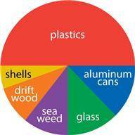 This chart illustrates the type and number of items collected during a clean up of a beach. Based o