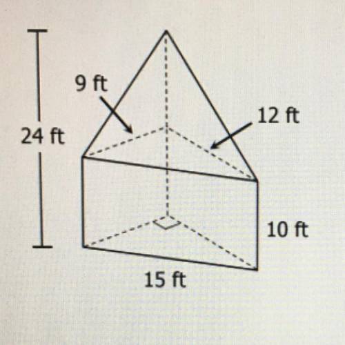 Find the volume of the shape below. Round your answer to 2 decimal places if
needed.