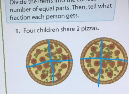 I’m helping my brother with his homework and I’m confused. Would this be split into 1/2 for each pi