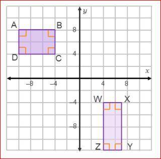 Are rectangles ABCD and WXYZ congruent? Why or why not?

A. Yes, all right angles were preserved
B