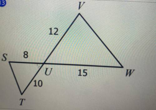 Determine if the triangles are similar. If yes which method

A. AA
B. SSS
C. SAS
D. Not similar