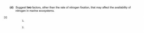 suggest two factors other than the rate of nitrogen fixation that may affect the avality of nitroge