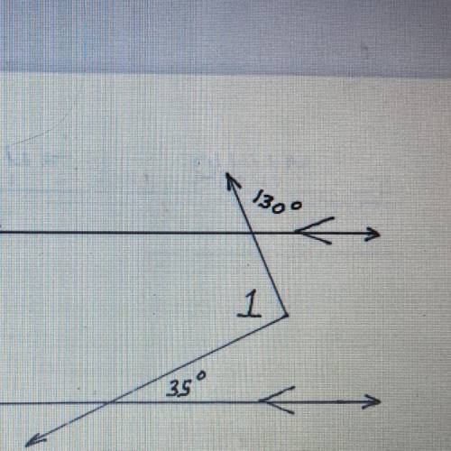 Find the measure of angle 1