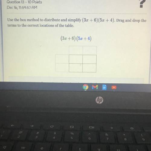 (3x + 6) (5x +4)
I need help I don’t understand