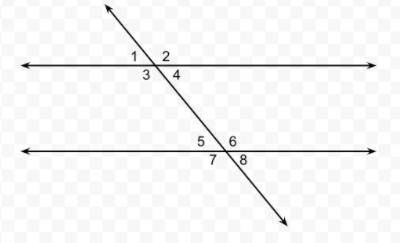 6.) If the measure of Angle 6 is 137 degrees what is the measure of angle 5? *