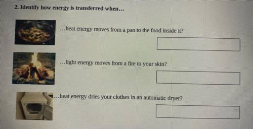 How is energy transferred when..