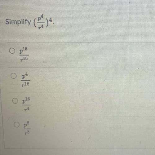 Simplify products and quotients
