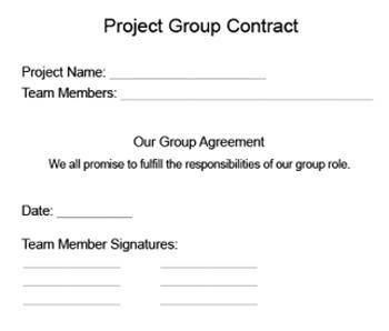 This group contract is important because it

holds everyone accountable for their part in the proj
