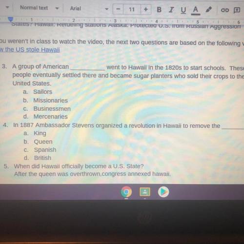 Need help with question 3 and 4 please.