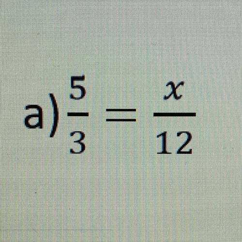 What does x equal?? T—T
