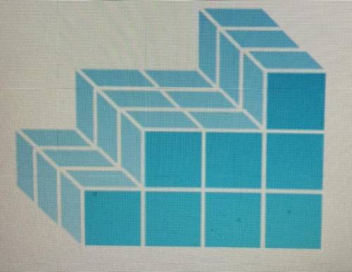 Each cube in this solid figure is a unit cube.

What is the volume of this solid figure?
Enter you