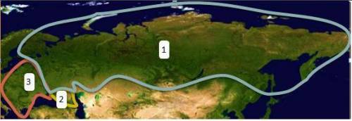 All of the following regions are labeled on the map above except __________.

A. RussiaB. Scandina