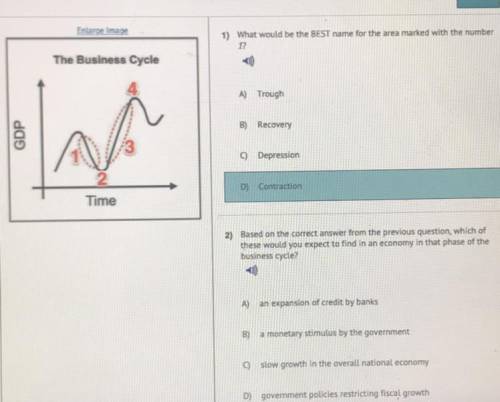 USATEST PREP econ, can anyone tell me whats the answer for the second one pls