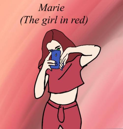Marie
(The girl in red)
Art project ;p