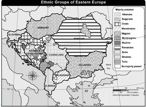What pattern do you notice about the minority ethnic groups that live in Eastern European countries