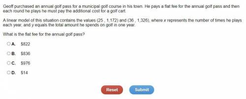 Geoff purchased an annual golf pass for a municipal golf course in his town. He pays a flat fee for