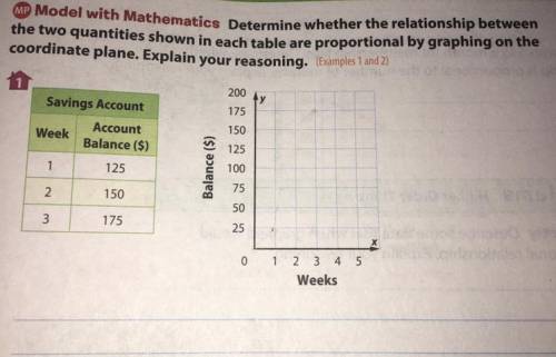 Determine whether the relationship between

the two quantities shown in each table are proportiona