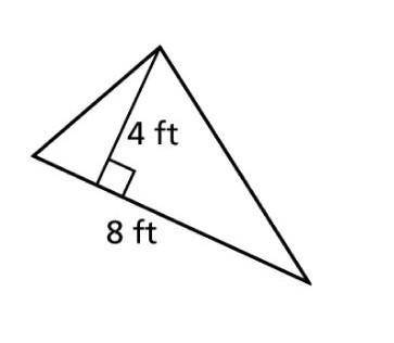 Find The Area of The Triangle, :))