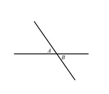 If angle A measures 70° what is the measure of angle B?