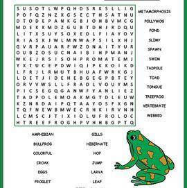 Can someone help me finish this word search? It’s called Mr Frogs word search. I just need to find