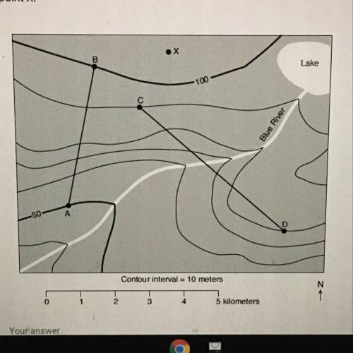 1 point

Base your answer to this question on the topographic map below and on
your knowledge of E