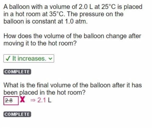Can anyone explain to me how I got this wrong:

Just in case the image doesn't show, A balloon wit