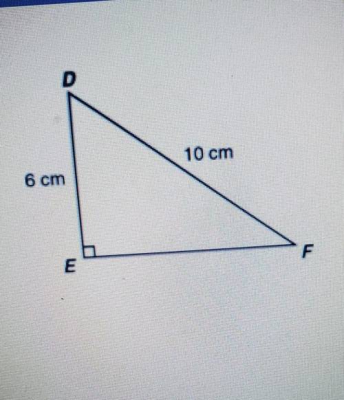 What is the length, in centimeters, of EF