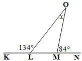 FInd the value of x if L, M belongs to line KM