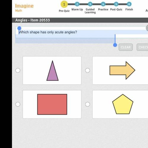 Which shape has only acute angles?