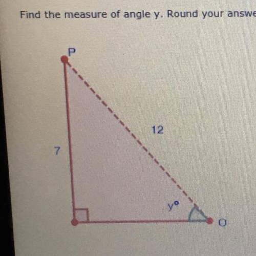 (07.02 MC)

Find the measure of angle y. Round your answer to the nearest hundredth. (please type