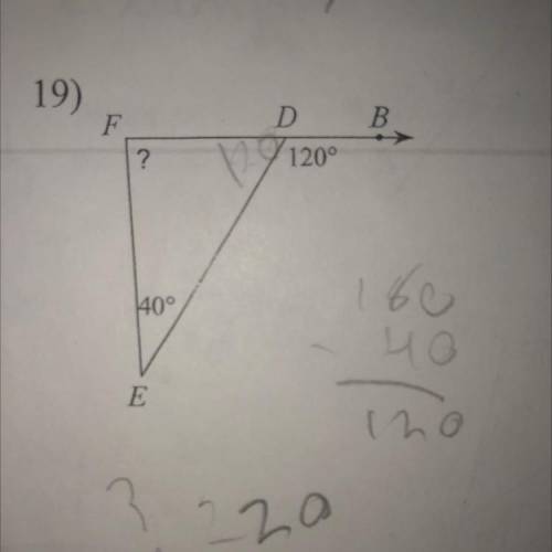 I tried to answer this one and got it wrong the question is “find the measure of each angle indicat