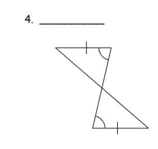 What postulate or theorem can be used to prove that these two triangles are congruent?

PLEASE HEL