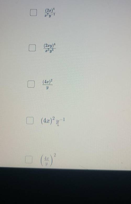 Could you help me find whqt equivalent to 16x^2/y
