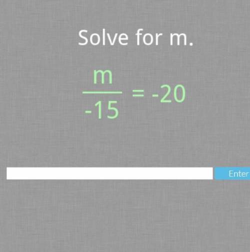 Solve for m...
...
..
