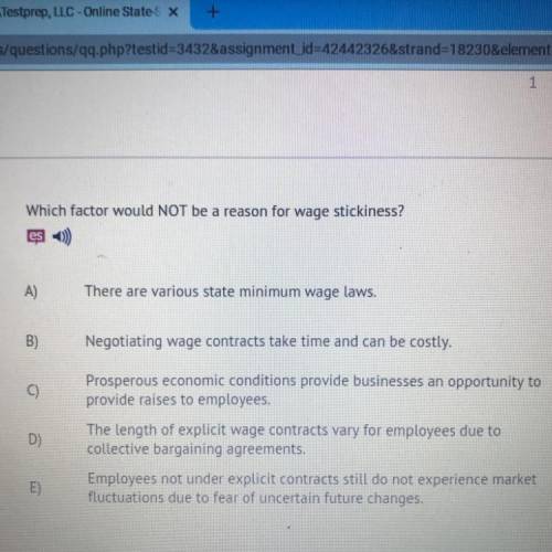 Which factor would NOT be a reason for wage stickiness?