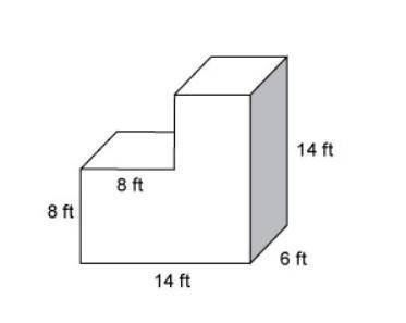 I NEED HELP QUICK PLS ILL GIVE BRANLIEST

What is the surface area of the figure?
A. 428 ft²
B. 56