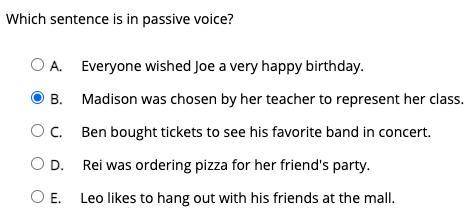 What is a passive voice?
