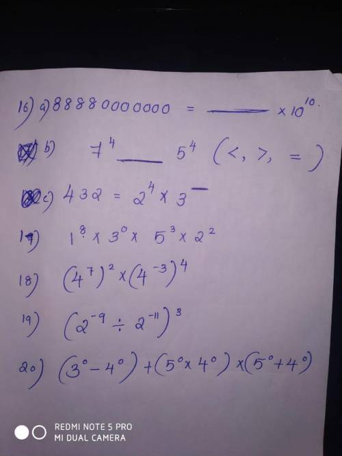 Maths question answer problem