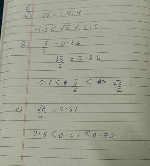 Hi.. mates I really need the ans with explanation

Q1. Arrange the following numbers in ascending o