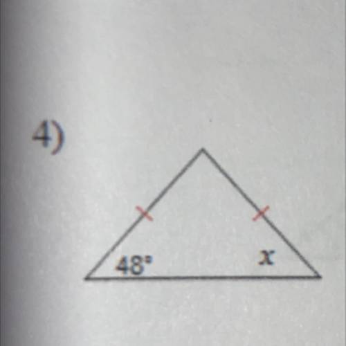 Help !!! find the value of x, please show how you solved it