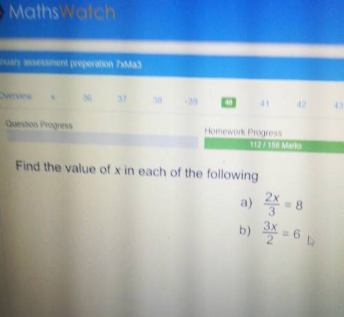 Find the value of X in each of the following2x-7=13 3x+4=25