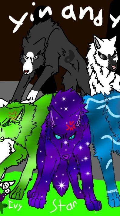 Here's a drawling I made, I did use a base tho bc I cant drawl wolves well the base for the u wolve